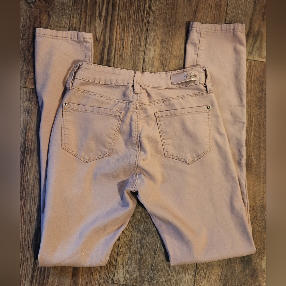 Royalty For Me Women's Light Pink Skinny Jeans